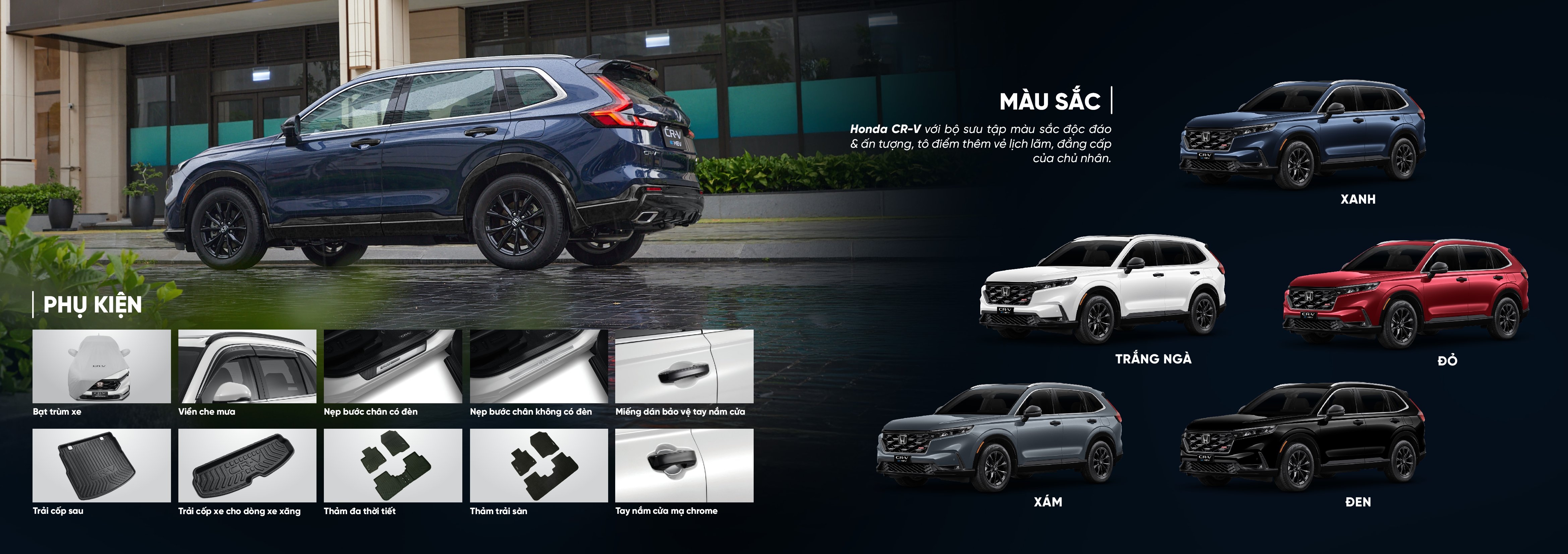 Phụ kiện Honda CR-V 2026 mới - Honda Ô tô Khánh Hòa - Nha Trang | Hotline 0905 254 255